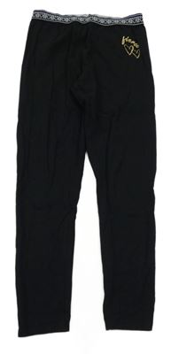 Černé legíny se srdíčky River Island