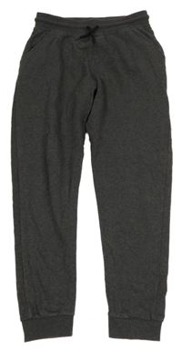 Tmavošedé melírované tepláky George