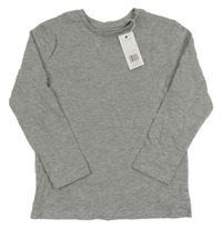 Nové - Šedé melírované triko Jeff&Co.