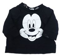 Černá mikina s Mickeym Disney