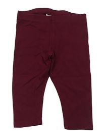 Vínové legíny H&M