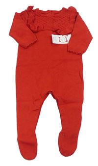 Červený overal s volánky Matalan