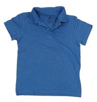 Modré tričko s límečkem H&M