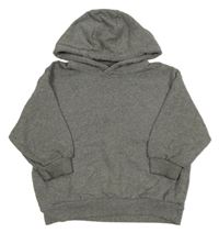 Šedá melírovaná oversize mikina s kapucí zn. Next 