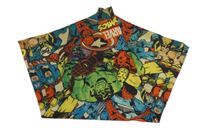 Béžový nákrčník s hrdiny Marvel