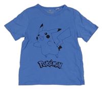 Modré tričko s Pikachu H&M