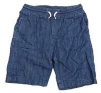 Tmavomodré riflové kraťasy H&M