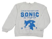 Bílá mikina se Sonicem H&M