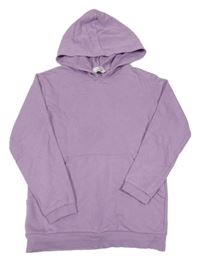 Levandulová mikina s klokankou a kapucí H&M
