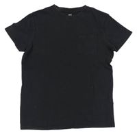 Černé tričko s kapsou M&S
