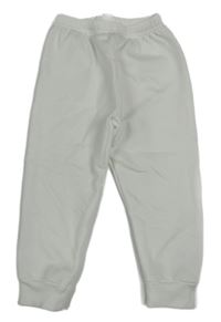 Bílé teplé tepláky SHEIN