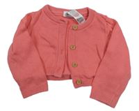 Korálové propínací svetrové bolérko F&F