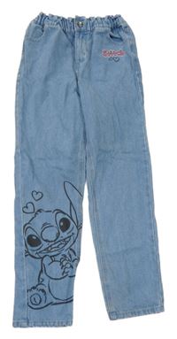 Modré paper bag rifle se Stitchem Disney