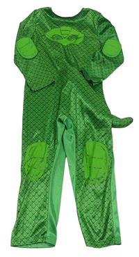 Kosým- Zelený vzorovaný overal s ocáskem - Pj Masks 
