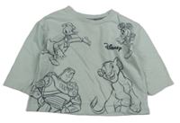 Světlezelená mikina s Disney postavami Primark