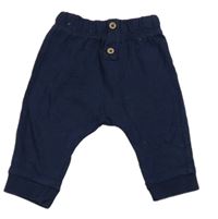 Tmavomodré tepláky s knoflíky Nutmeg