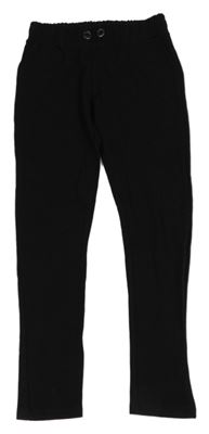 Černé teplákové skinny kalhoty A Punto