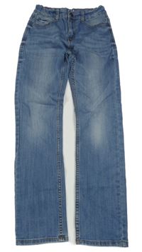 Modré slim rifle Kiabi