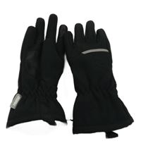 Nové - Černé softshellové prstové funkční rukavaice Reima