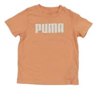 Oranžové tričko s nápisem Puma