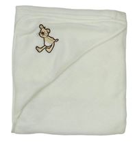 Smetanová fleecová deka s obrázkem 