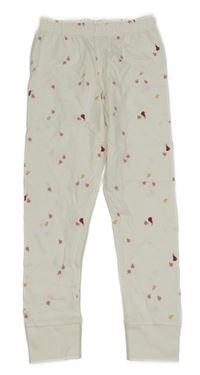 Bílé pyžamové kalhoty s jablíčky George