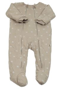 Béžový zateplený overal s hvězdami Next