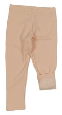 Světlerůžové thermo legíny F&F