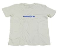 Bílé tričko s nápisem 