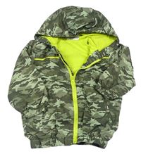 Army šusťáková podzimní bunda s kapucí Ergee