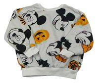 Světlešedá mikina s Mickeym a dýněmi zn. George