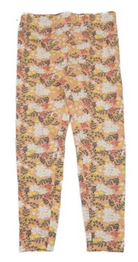 Lososové květované legíny Kiki&Koko