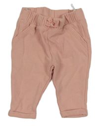 Růžové žebrované tepláky C&A