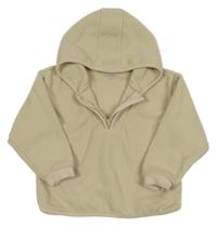 Béžová fleecová mikina s kapucí Primark