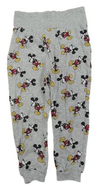 Šedé pyžamové kalhoty s Mickeym Disney