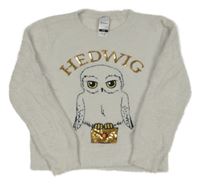 Světlešedý chlupatý svetr se Sovou - Harry Potter C&A
