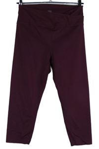 Dámské vínové sportovní capri legíny Good Move 