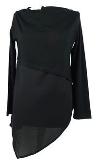 Dámská černá asymetrická tunika Heine 