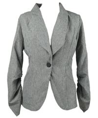 Dámské šedé melírované sako Shein 