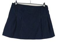 Dámská tmavomodrá proužkovaná sukně H&M