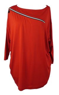 Dásmá červená tunika se zipem 