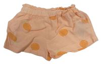 ORanžové lehké kraťasy s pomeranči Primark