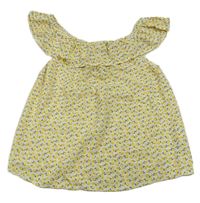 Bílý halenkový top s citrony Primark