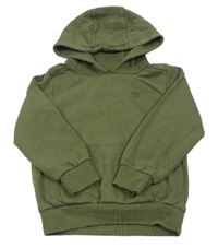 Khaki mikina s potiskem a kapucí Matalan