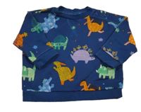 Tmavomodrá mikina s dinosaury zn. Tu