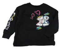 Černá mikina se Stichem Disney