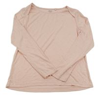 Světlerůžové třpytivé triko Yigga