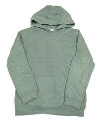 Khaki mikina s kapucí Hema