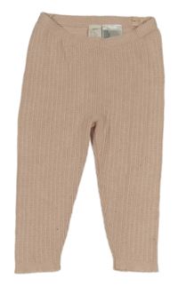 Světlerůžové pletené kalhoty H&M