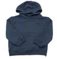 Tmavomodrá mikina s výšivkou a kapucí Primark